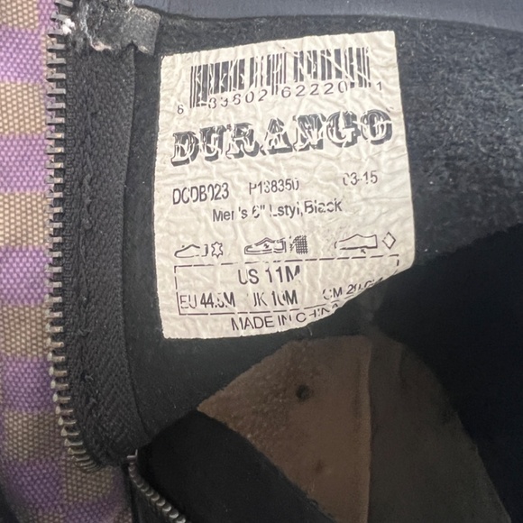 Durango Biker  Boots / short/ size 11 / - Picture 9 of 9